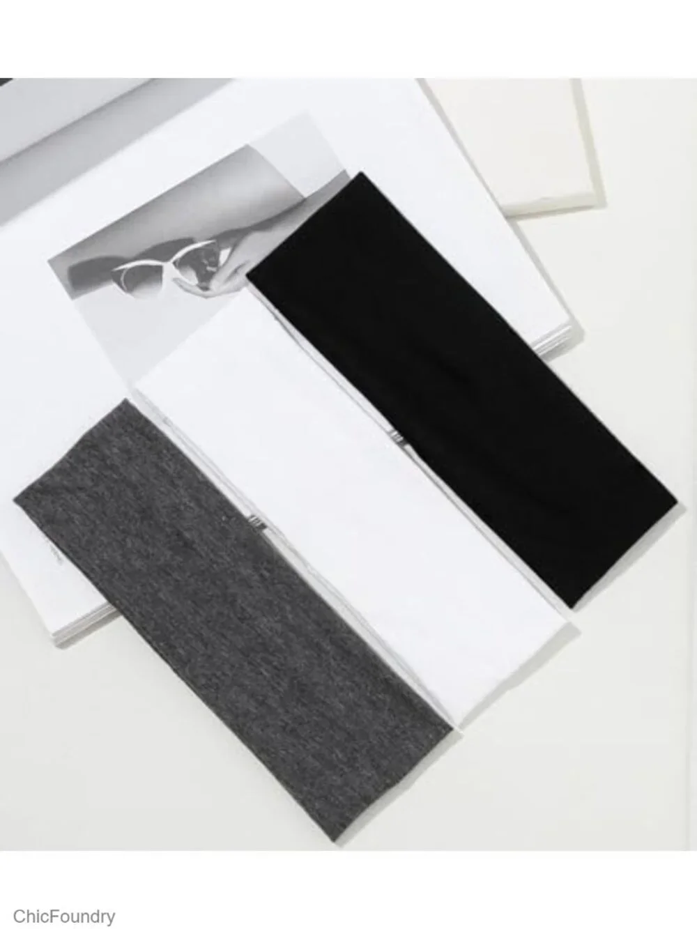 Women's Soft Fabric Headbands 9 Pack Elastic Non-Slip Hair Accessories